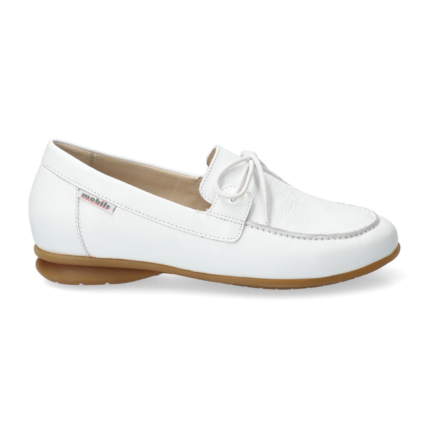 mocassins femme modèle Siam blanc - Mephisto